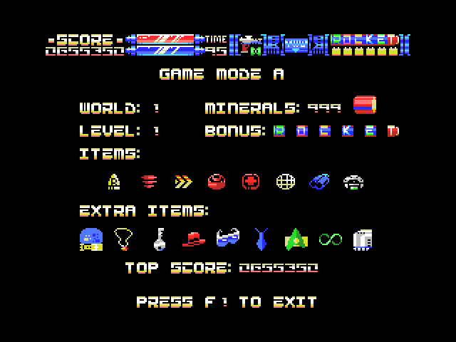 Info Screen